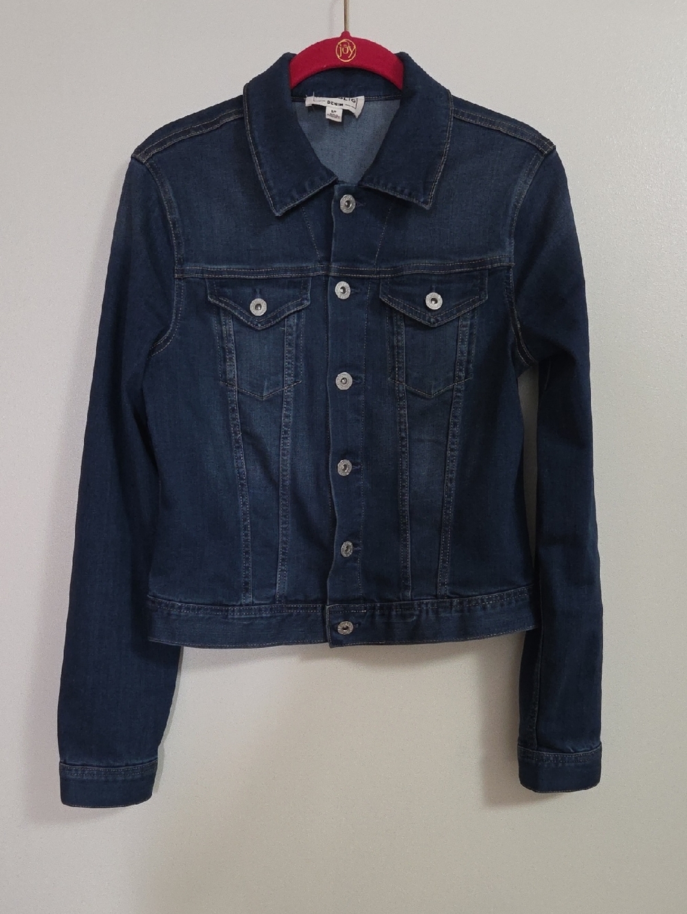 Republic Denim Dark Blue Stretch Denim Jacket S/P